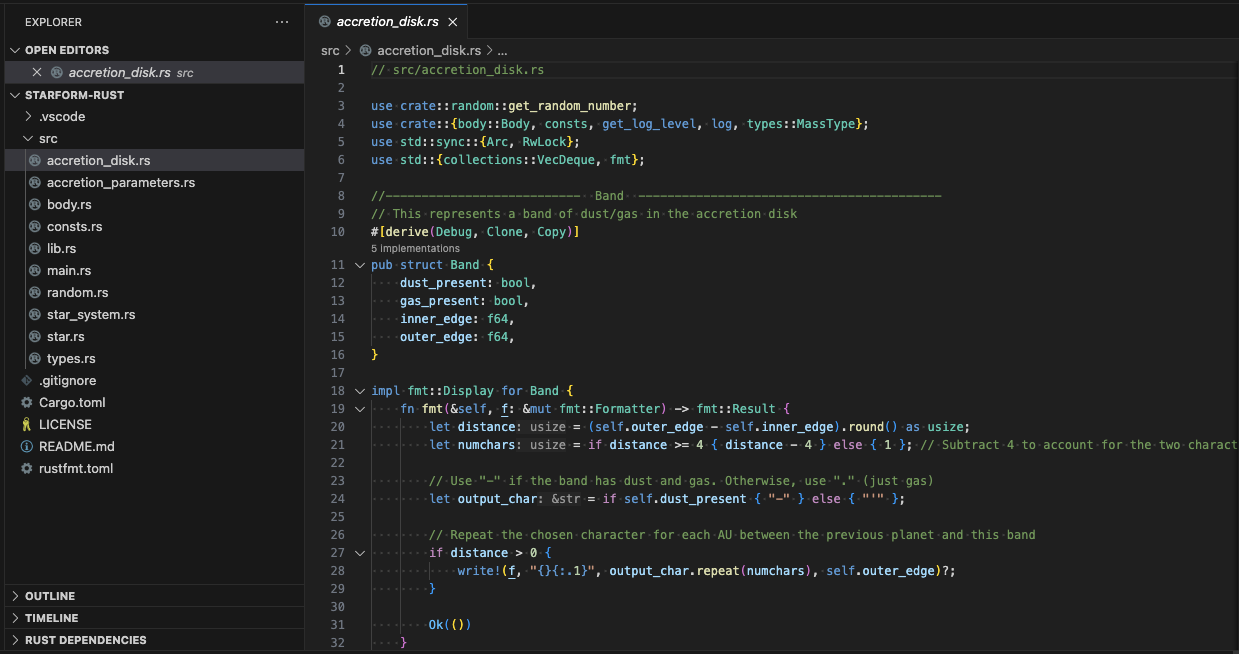 I'm enjoying learning Rust!